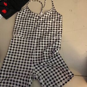 Gingham romper